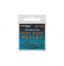 DRENNAN HÁČEK BARBLESS WIDE GAPE PELETY 10KS/BAL