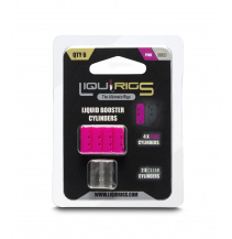 Liquirigs - Liquid Zig Booster kapsle, růžová a čirá 4+2ks