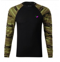 PR Style triko dlouhý rukáv camo